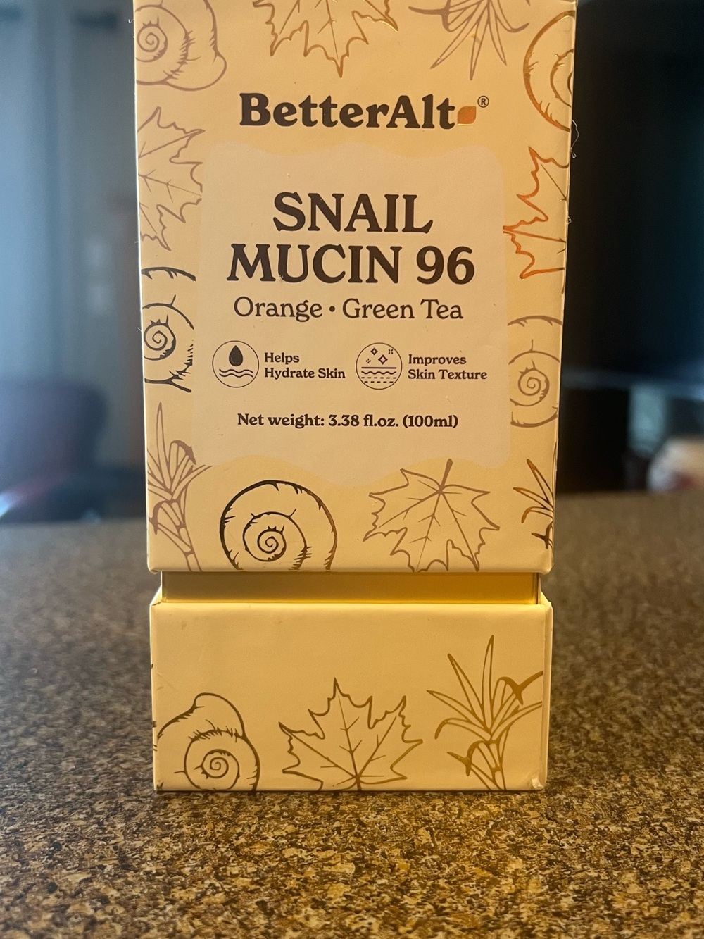 Snail Mucin 96 Serum — Hydrating Orange & Green Tea (Cream)
